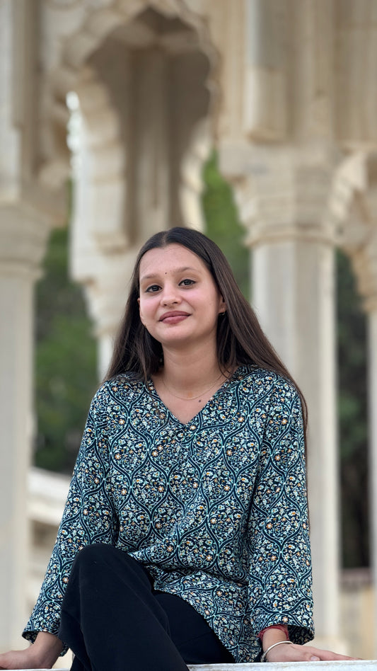 Elegant Rayon Kurti Top